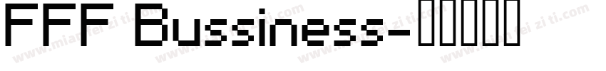FFF Bussiness字体转换